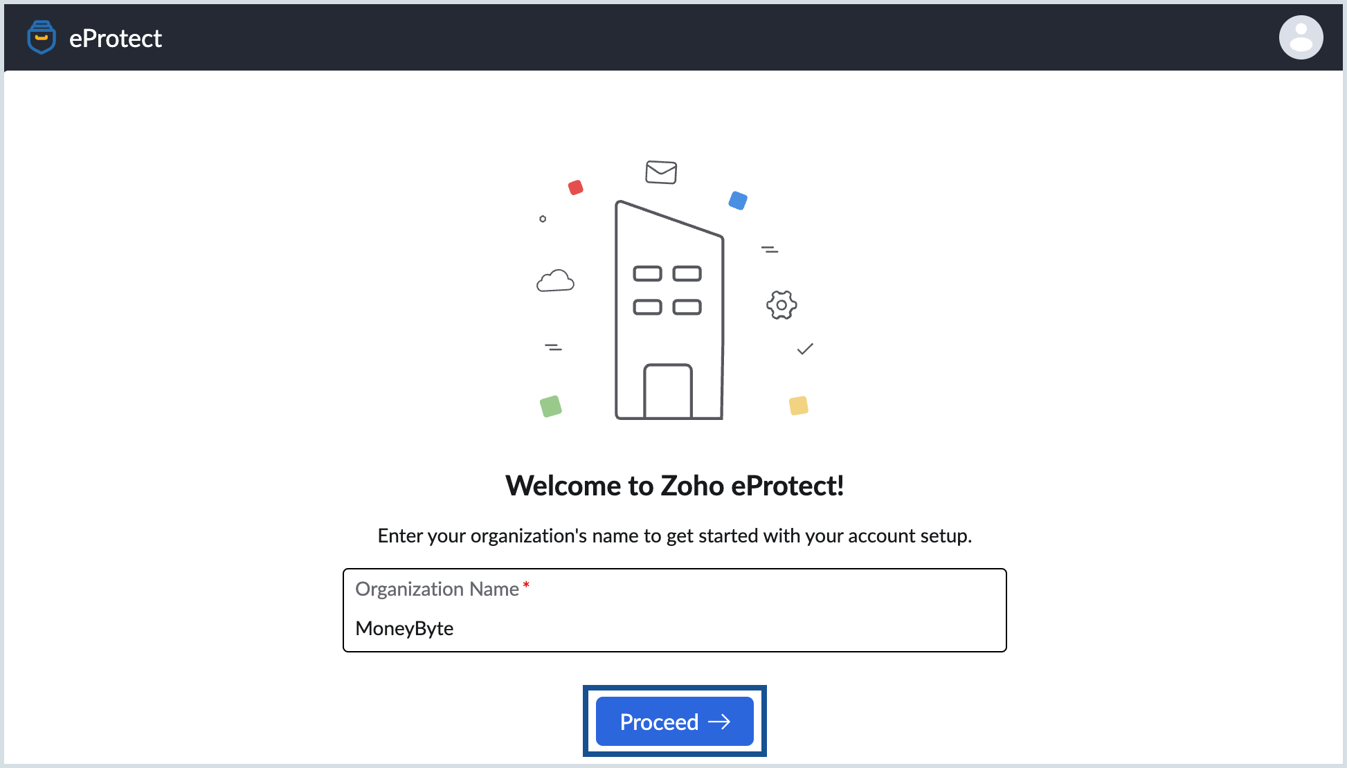 Enter Organization Name