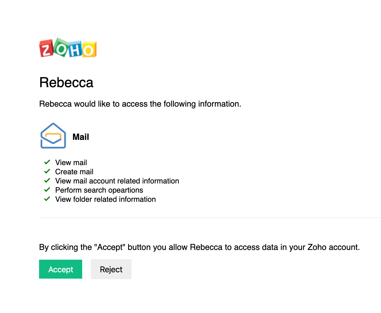 Permitir el acceso a Workato en Zoho Mail