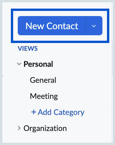 Nuevo contacto
