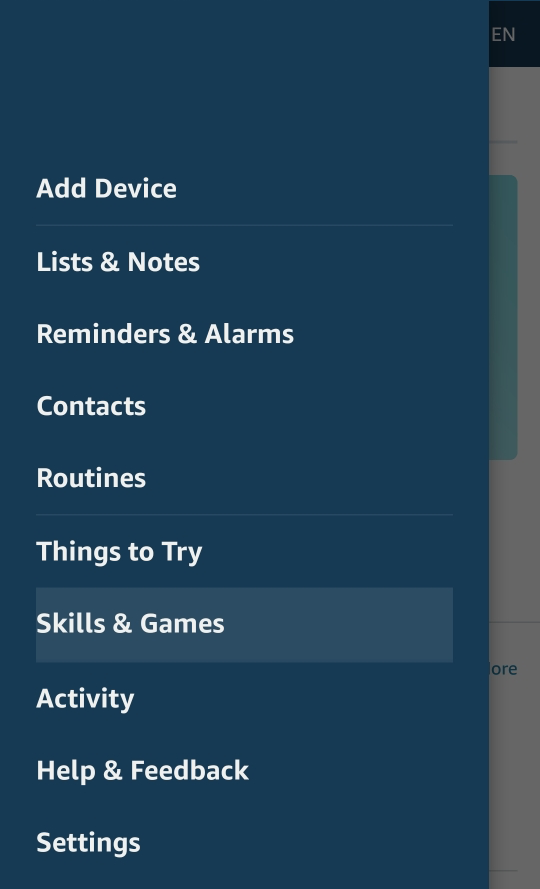 Habilidad y juegos de Alexa