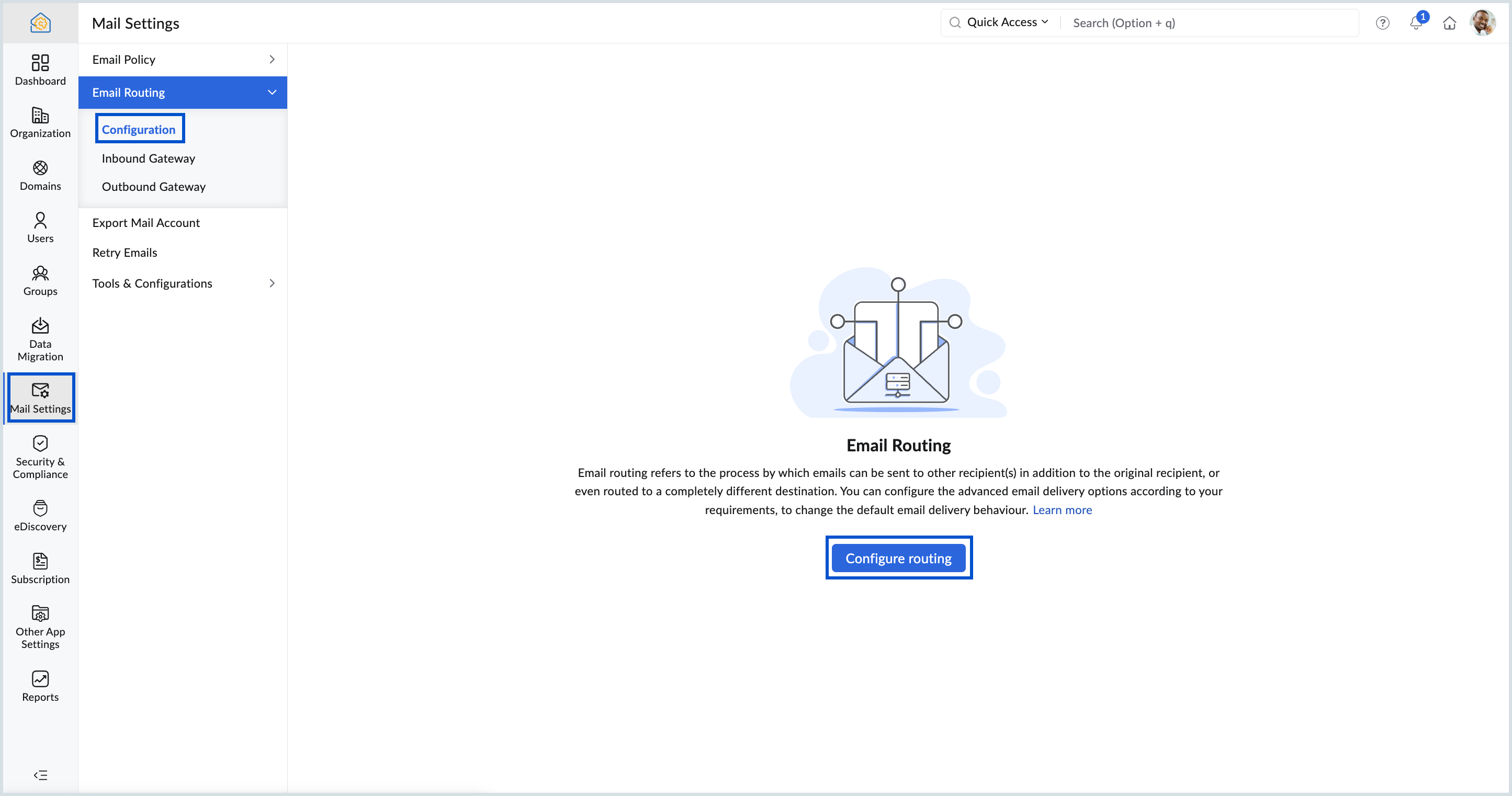 Configurar Email Routing