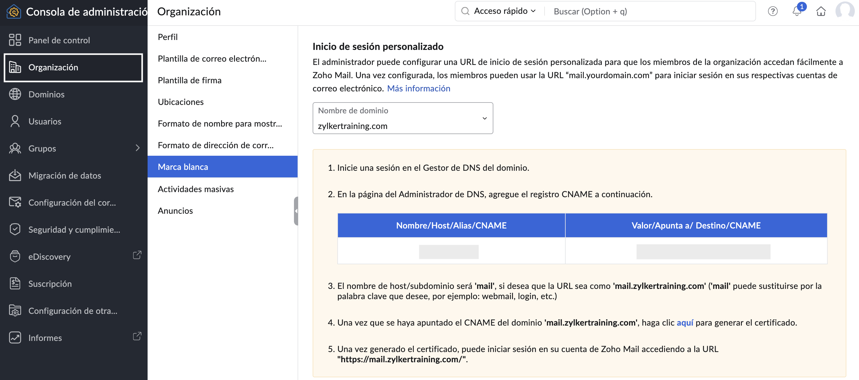 Inicio de sesión personalizado inicio de sesión personalizado