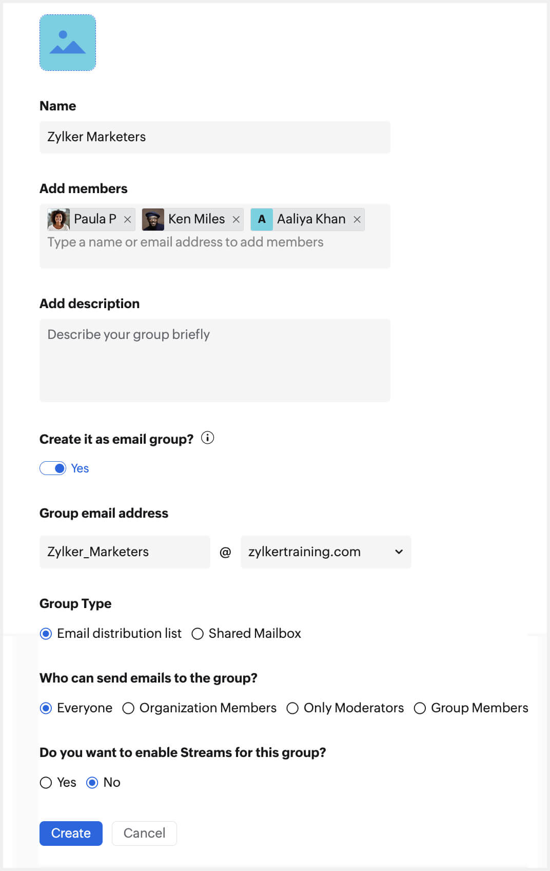 Grupo de correo electrónico