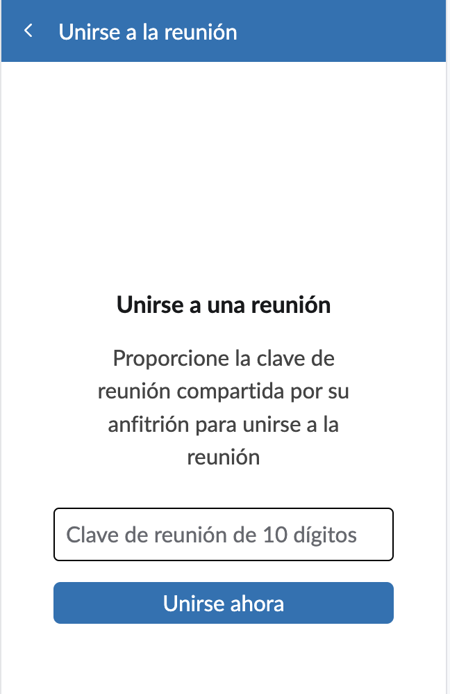 Unirse a una reunión en línea desde el buzón de correo