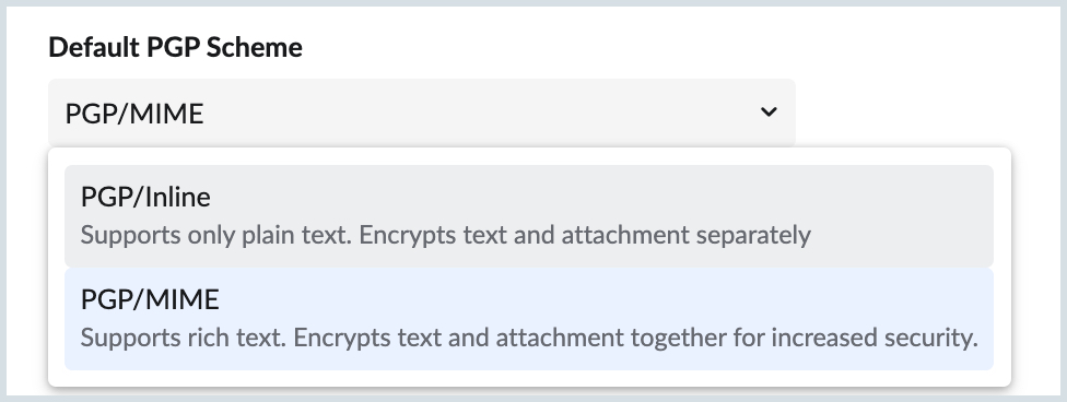 Esquemas de PGP