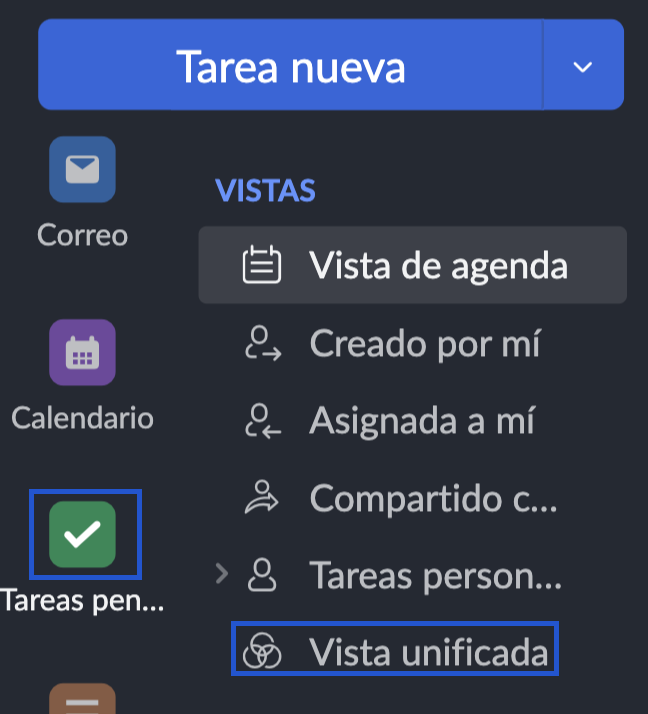 Vista unificada