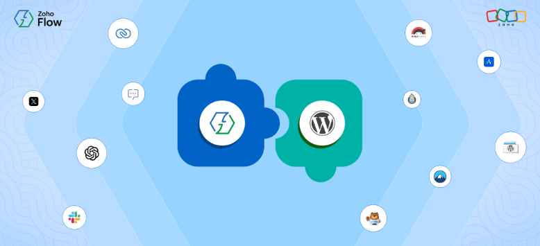 How to integrate your WordPress plugins with other applications using Zoho Flow