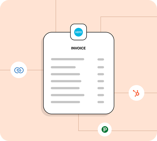 Create invoices in Xero when deals close in a CRM