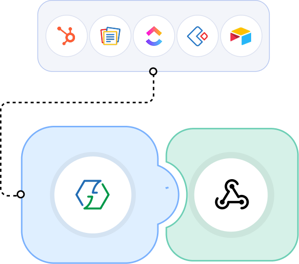 Zoho Flow pushing data out through an outgoing webhook