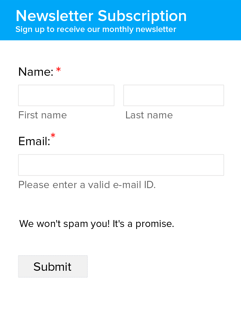 Free Contact Form Generator - Zoho Forms