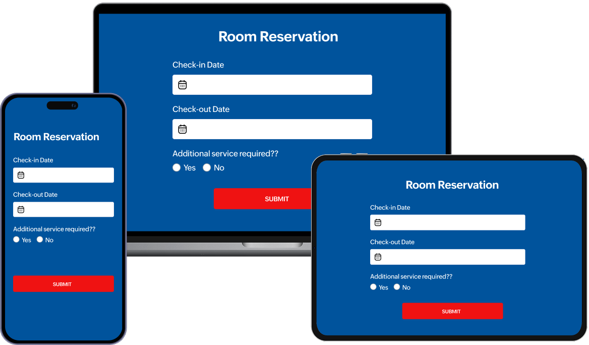 Mobile-optimized forms