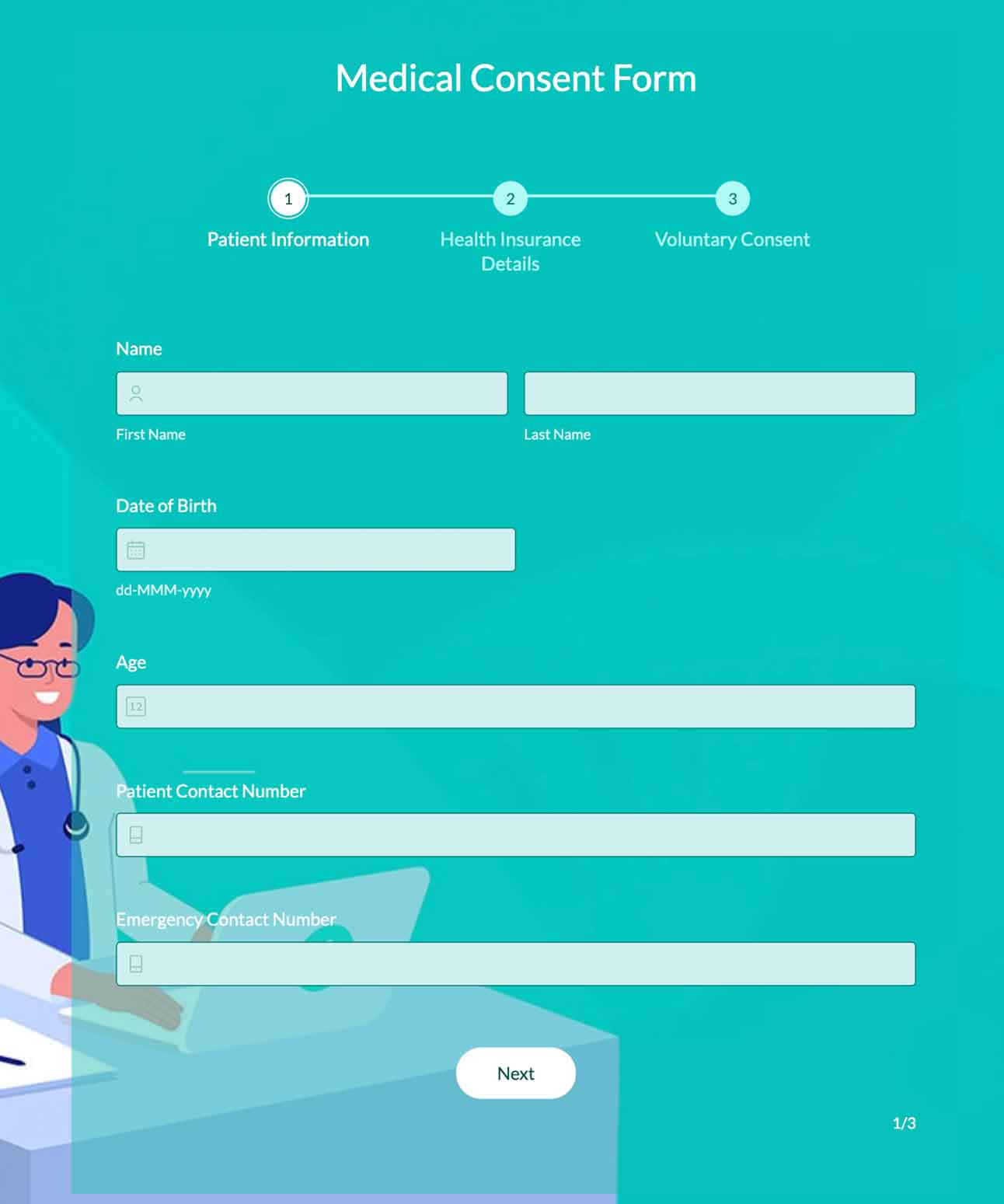 Medical consent form