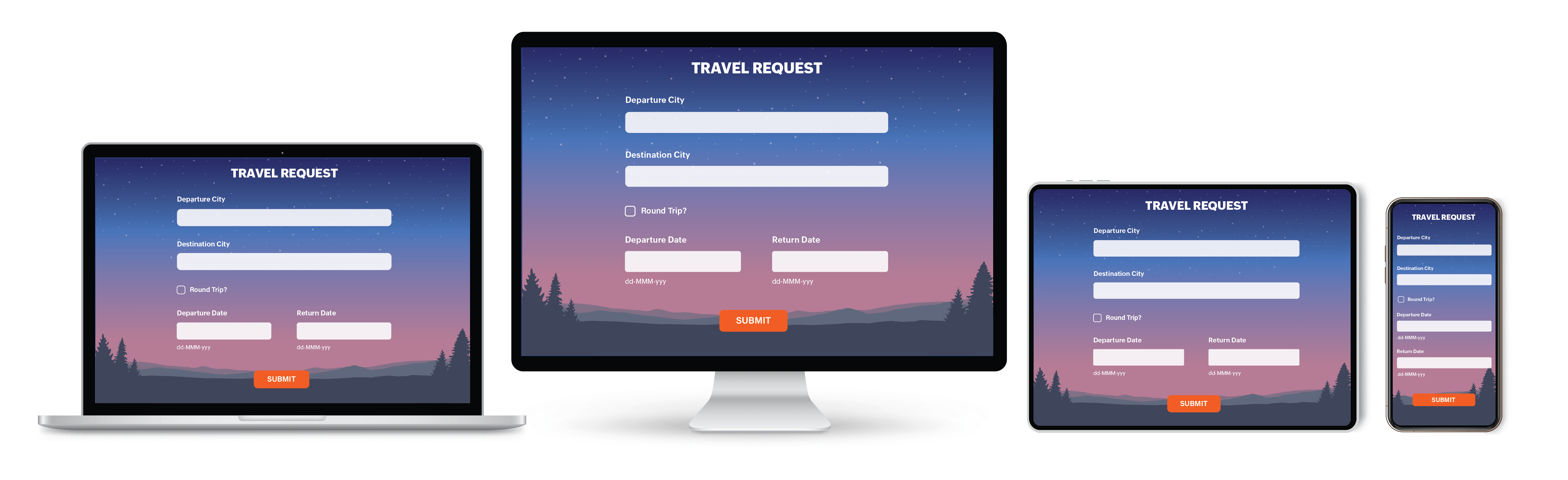 Responsive forms for all devices