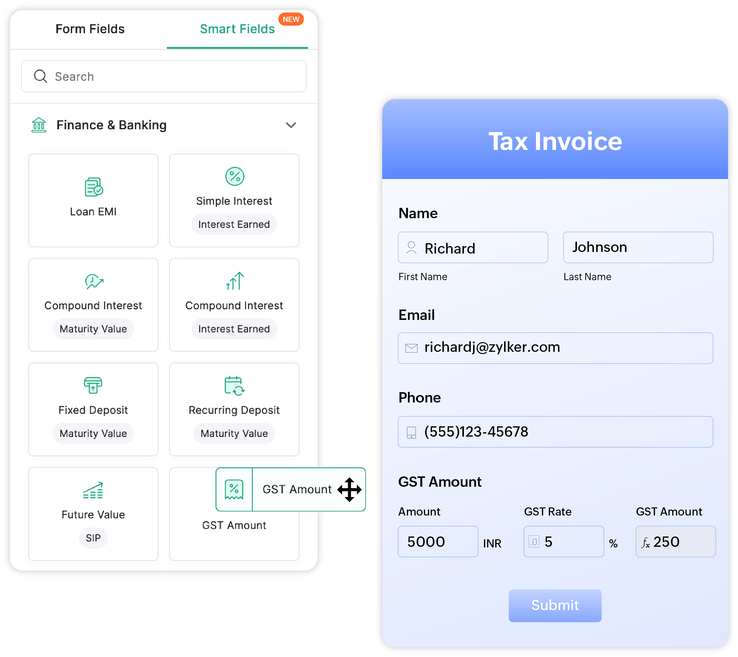 Smart field feature preview