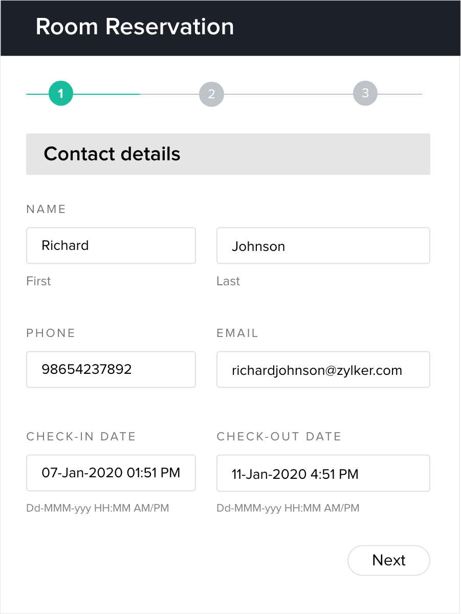 Form Creator - Zoho Forms