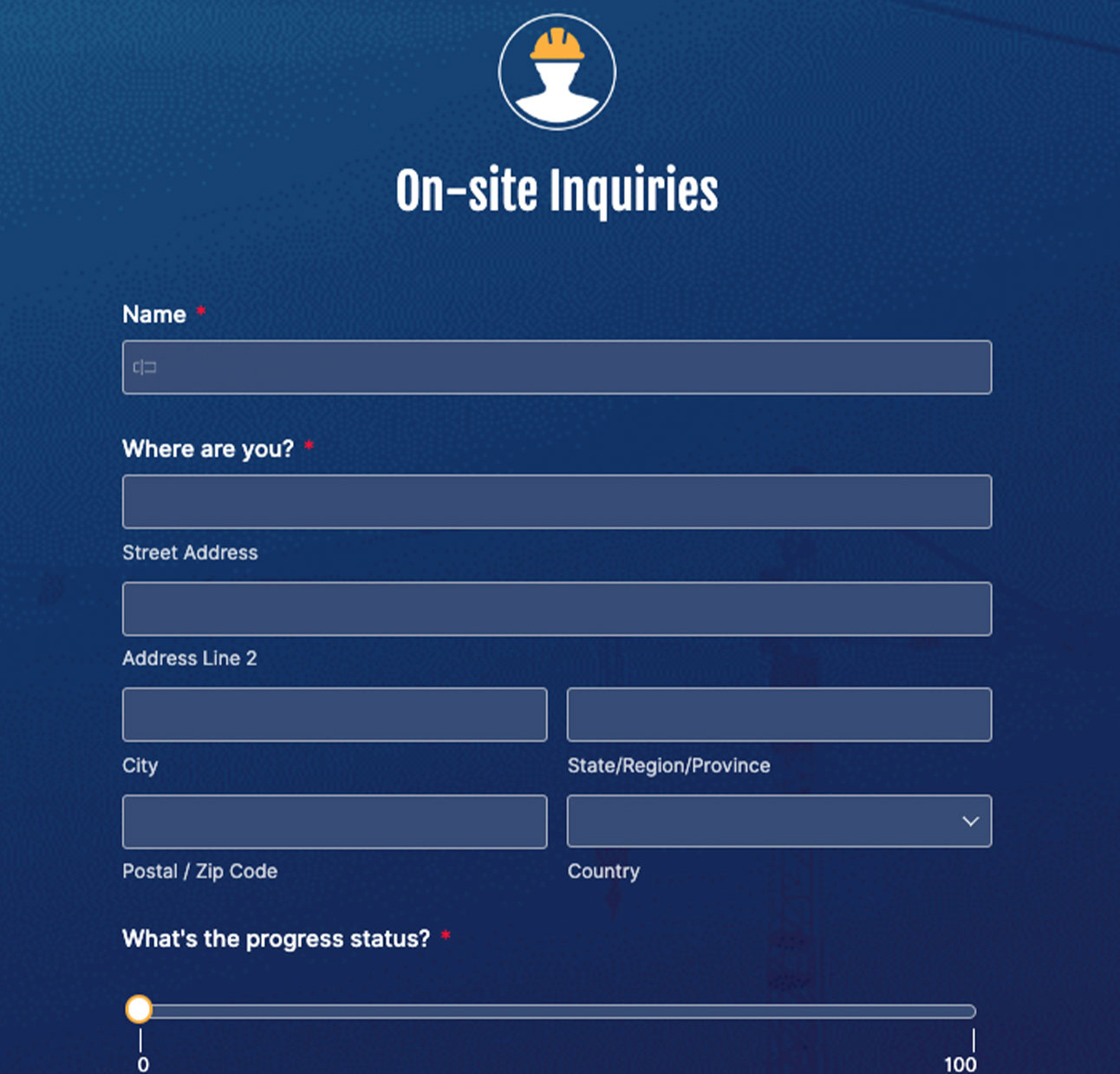 Construction forms