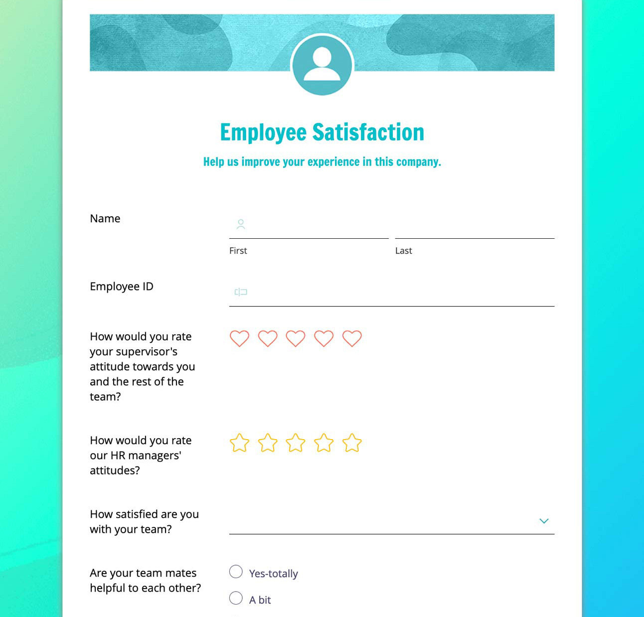 Hr forms