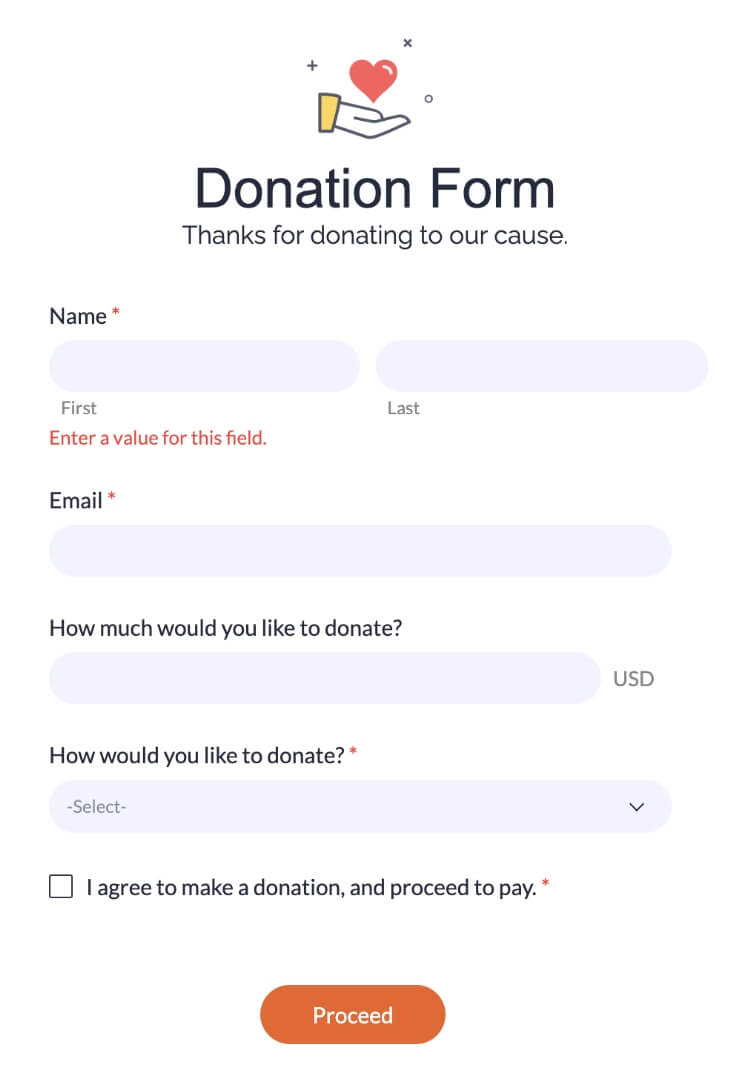 Các mẫu HTML miễn phí của Zoho Forms