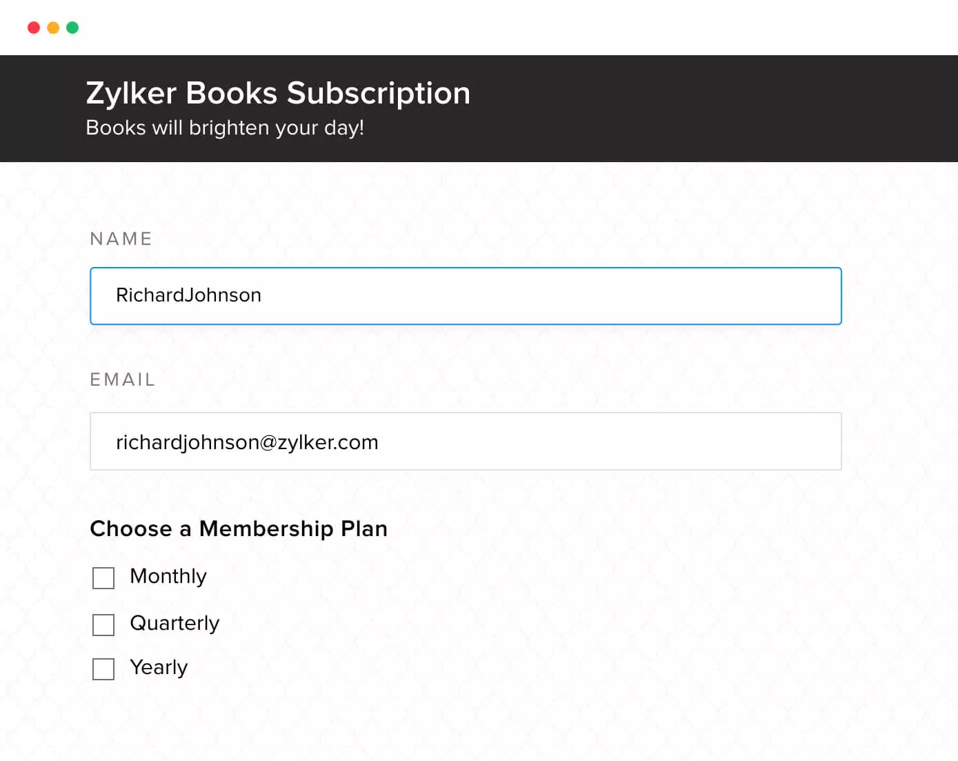 Paperless Forms - Zoho Forms