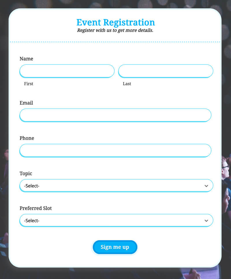 Customer Support Form Template