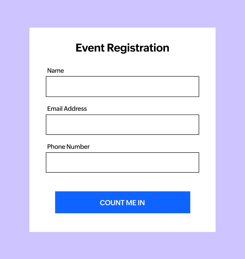 SCustomizable form elements