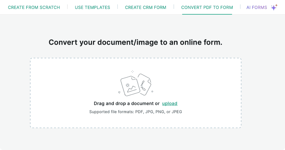 Upload your document