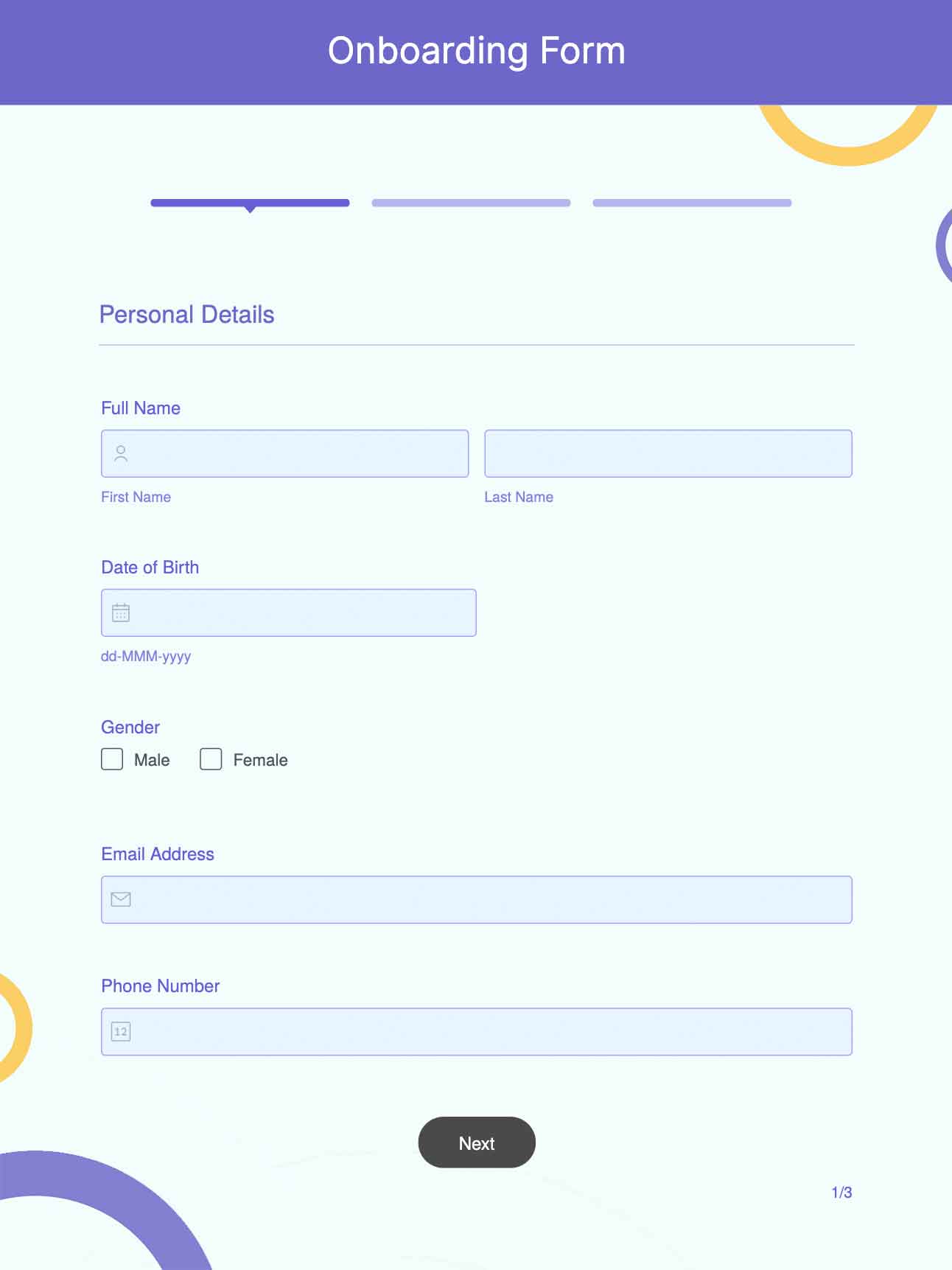 Onboarding Form