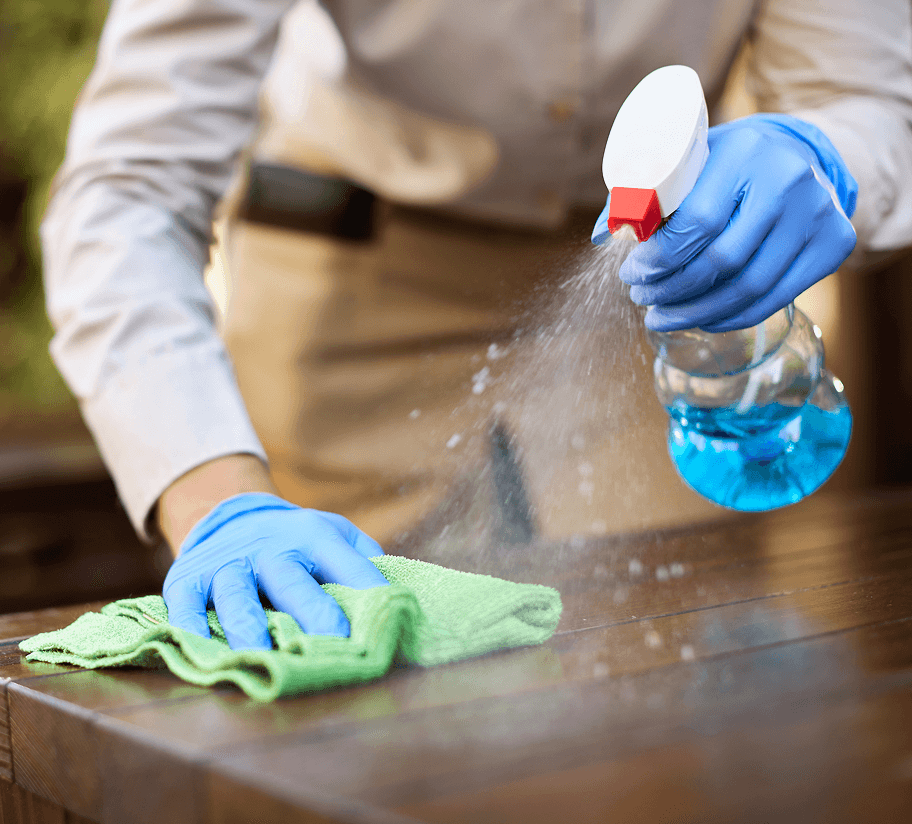 Image showing ZWC cleaning in action