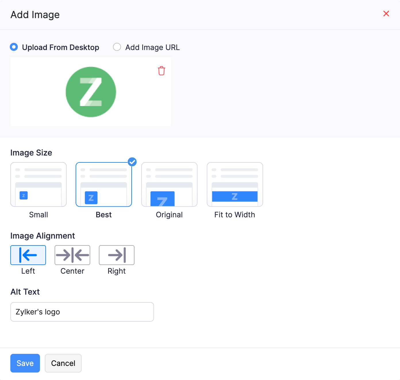 必要な画像を追加し、用途に応じてカスタマイズします