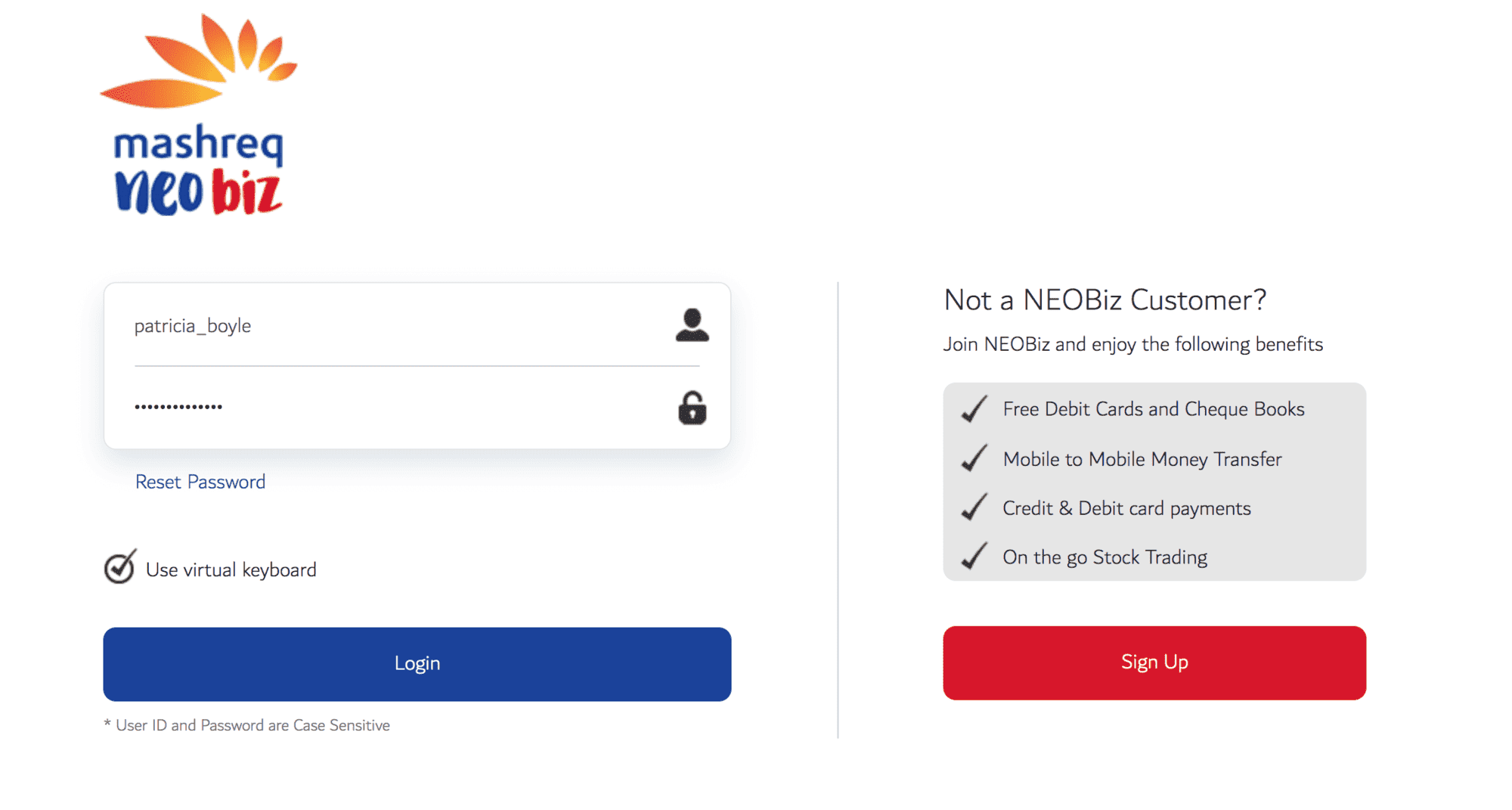 Mashreq NEOBiz | ヘルプ | Zoho Books