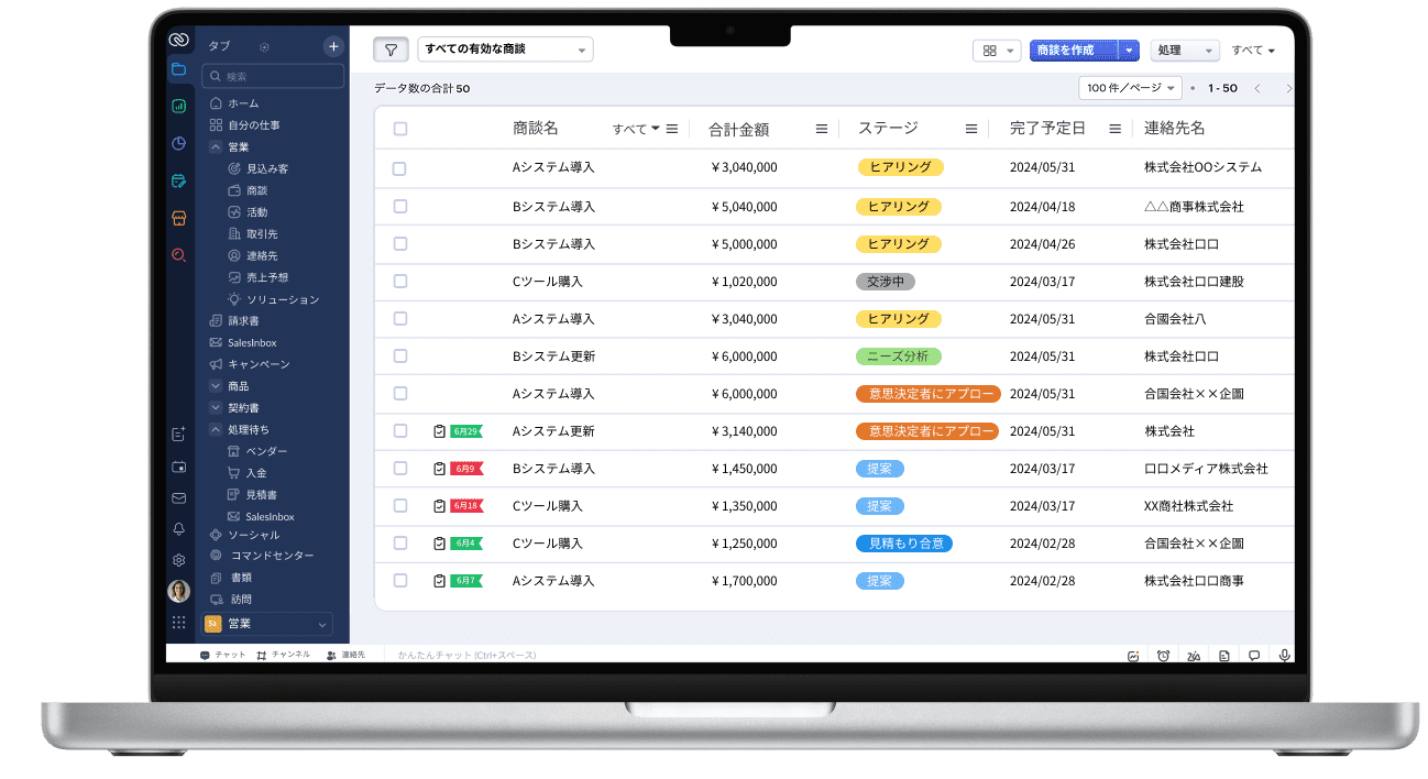 公式】Zoho CRM - 選んでよかったCRM/SFAツール