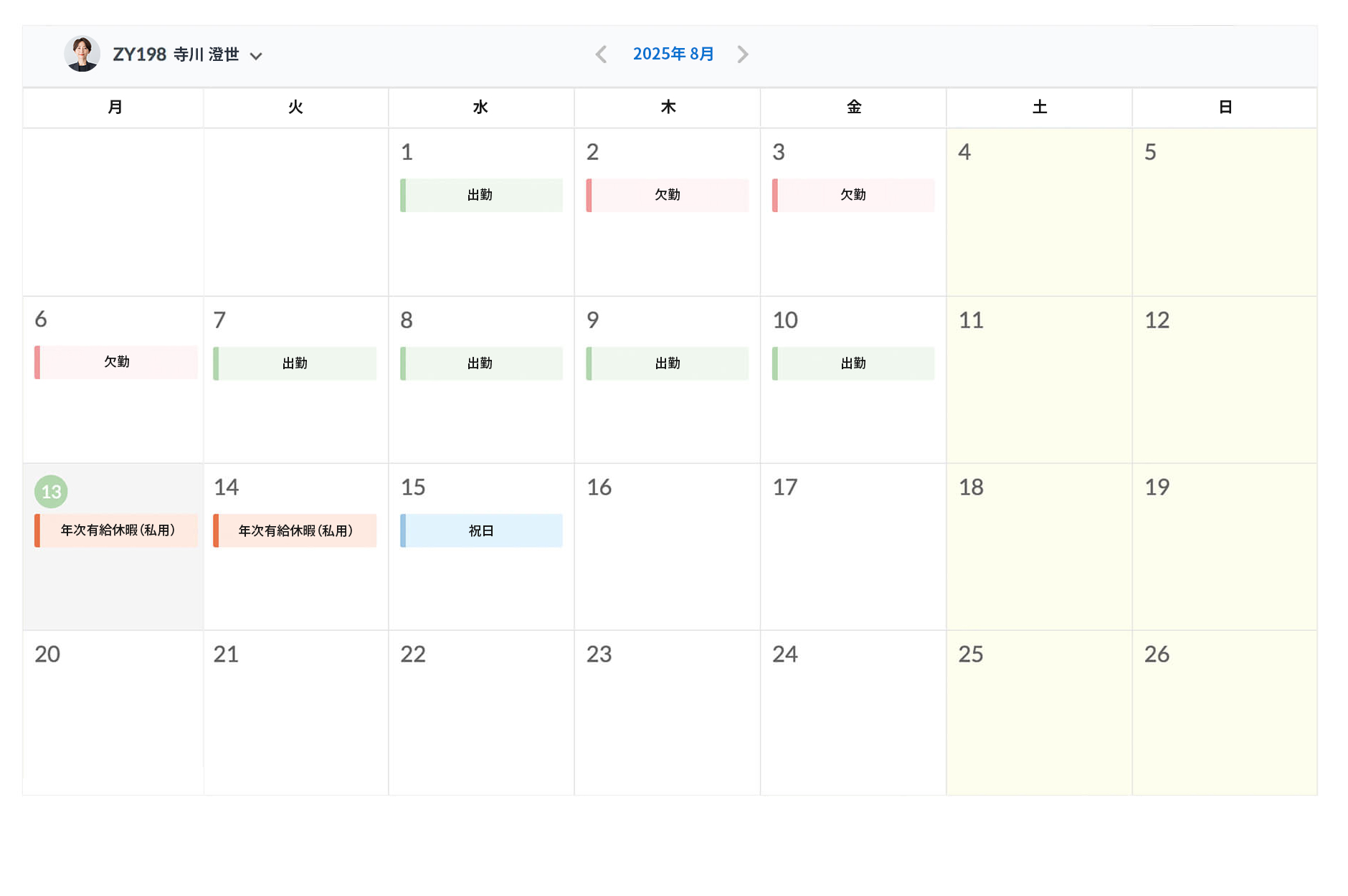 Zoho People 従業員オンボーディング
