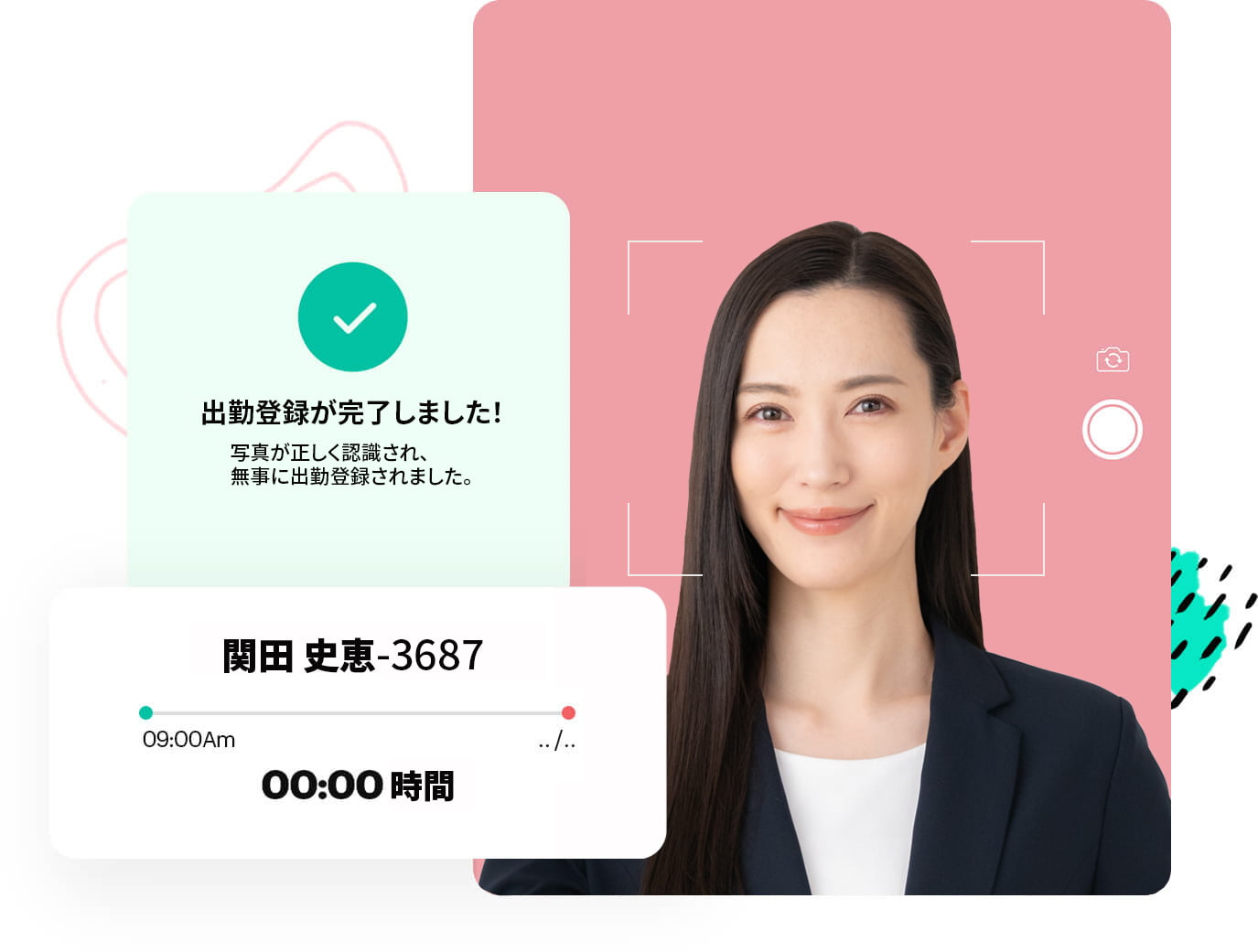 顔認証でインスタントID認証