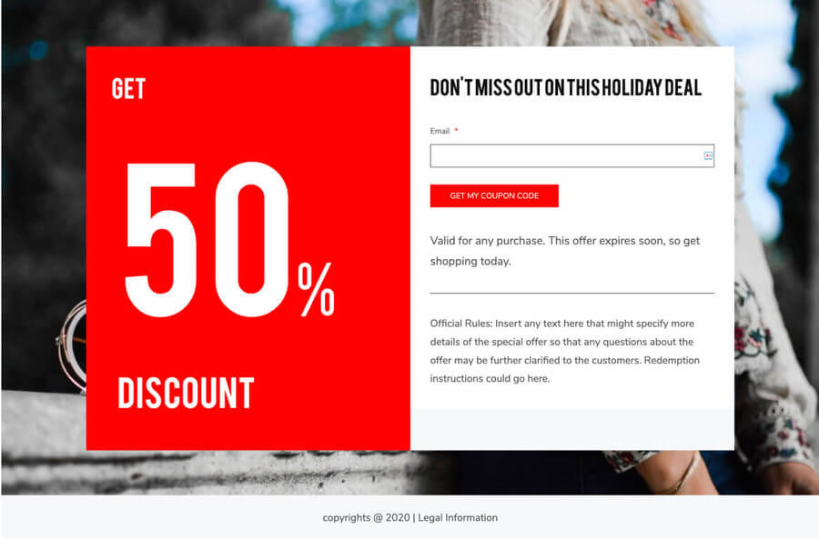 Ecommerce landing page examples