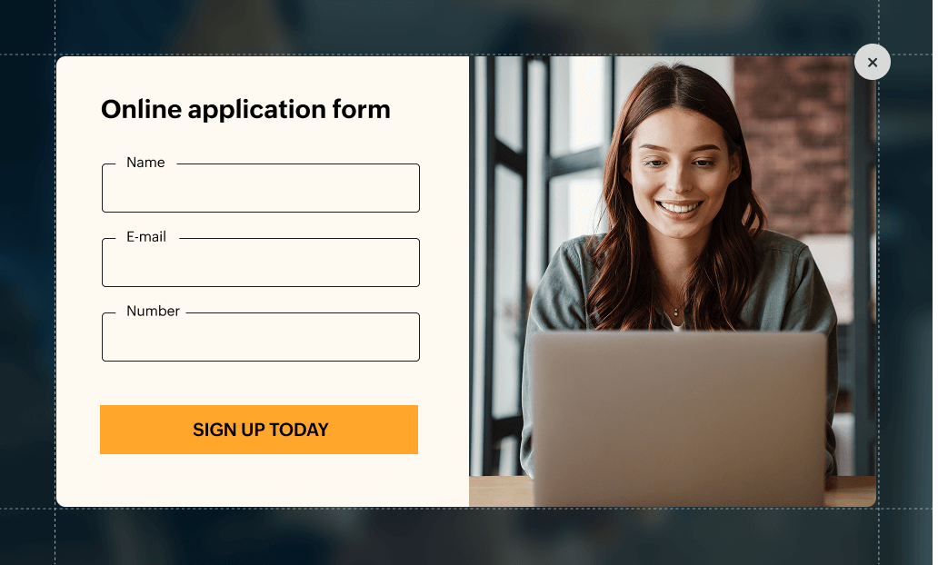 Place streamlined forms that turn interest into enrollment