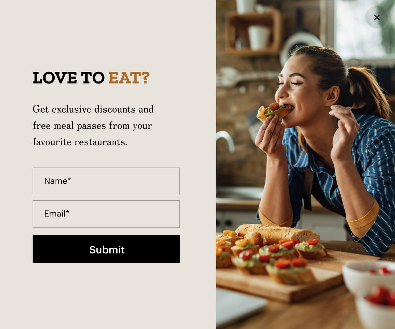 popup form builder