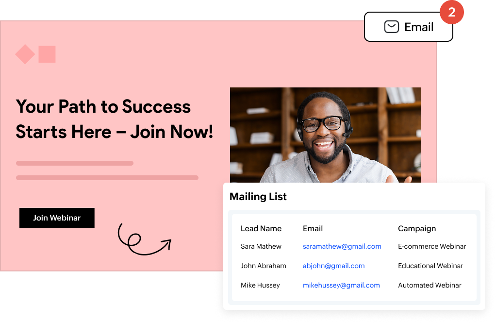 Pre- and post-webinar engagement