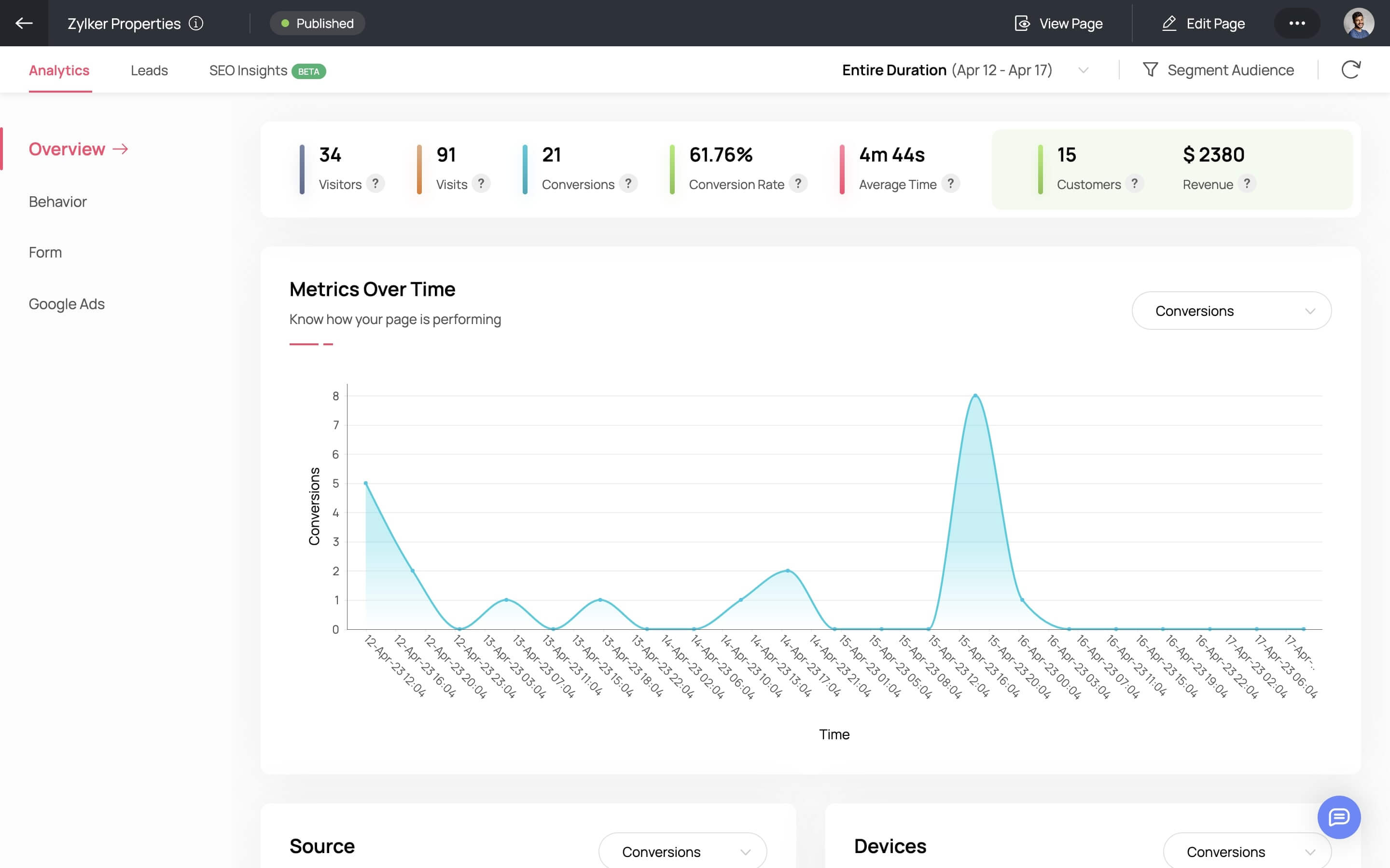 Real-time analytics