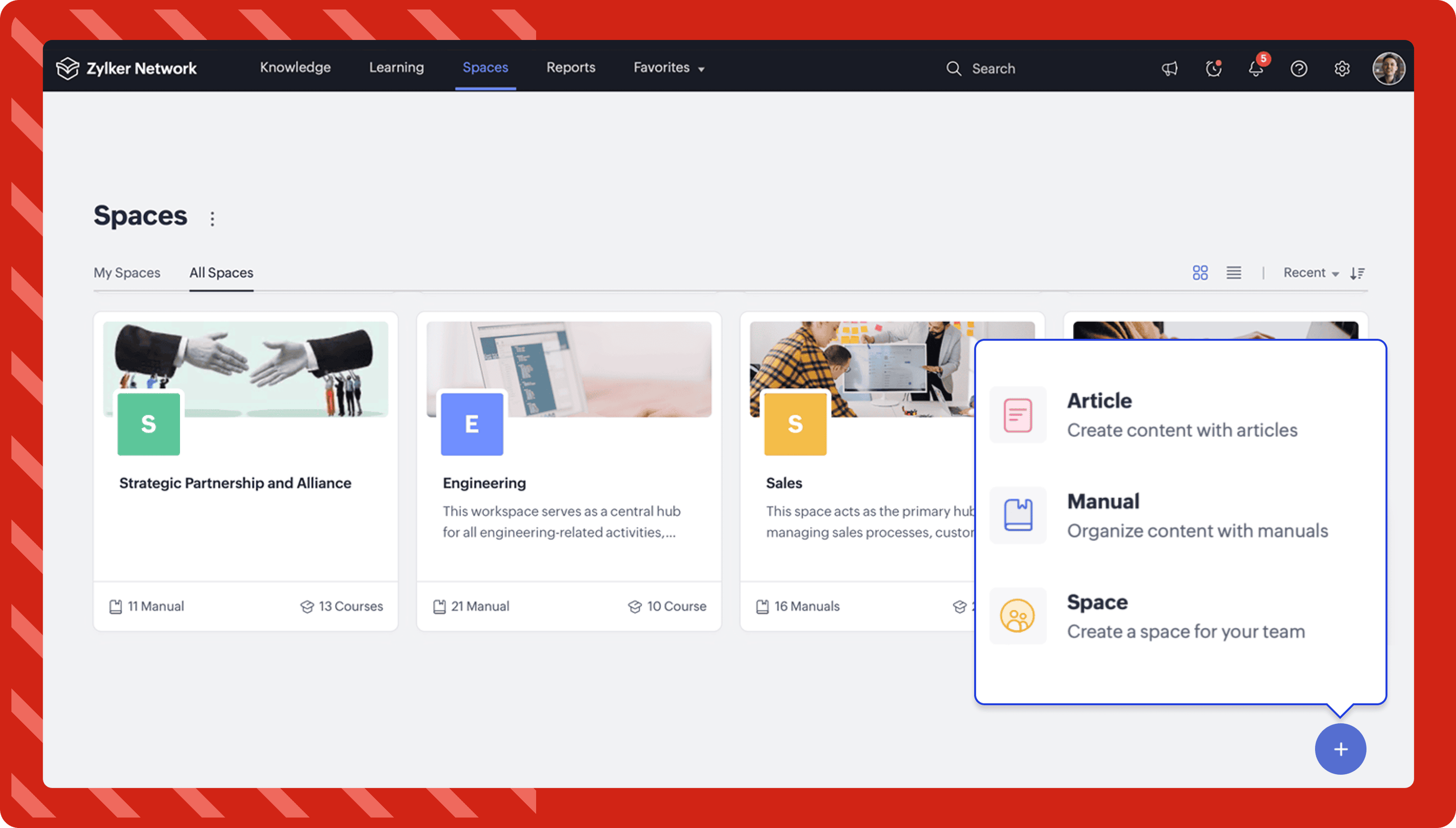 Share knowledge with external users via custom portals