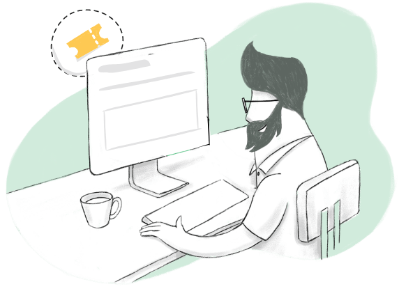 Starting sessions right from your ticket to help your customers