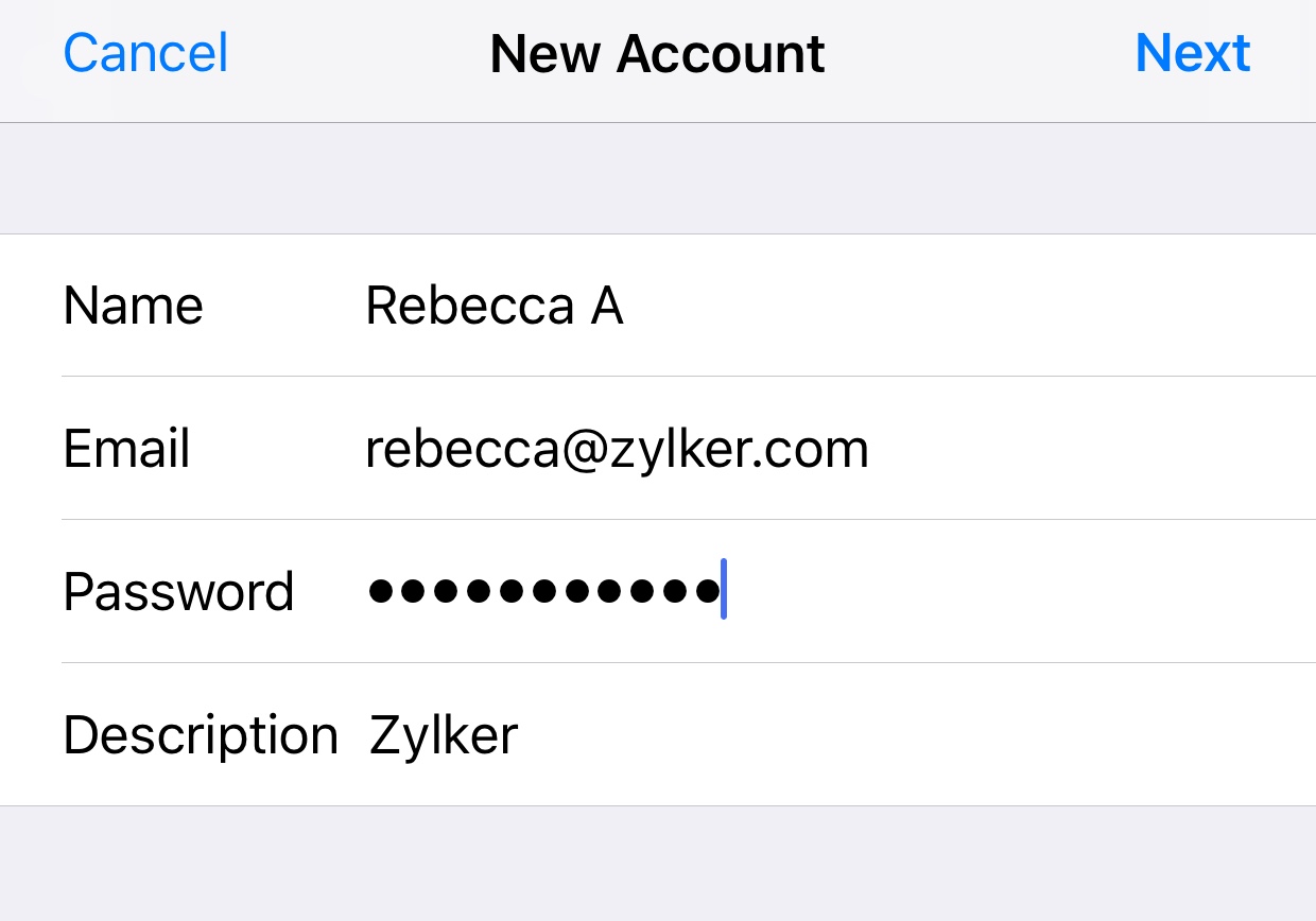 IMAP-account configureren voor iPhone