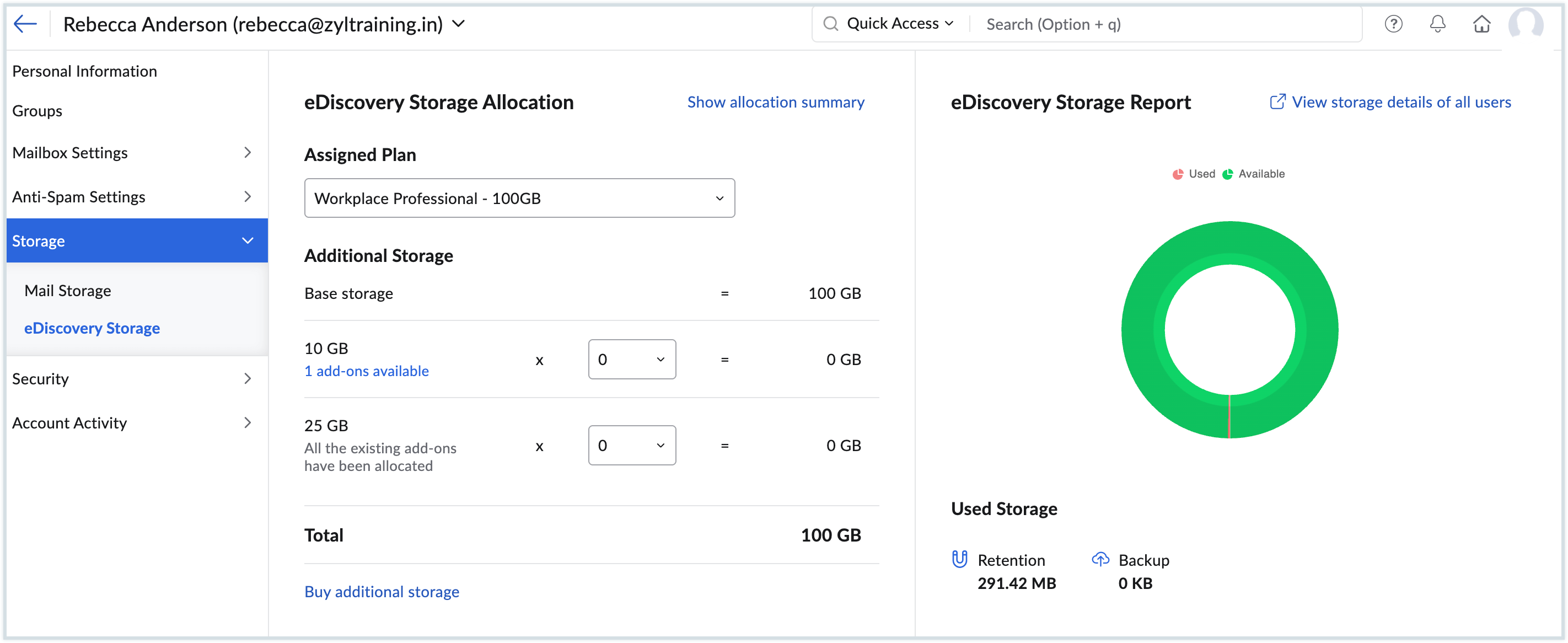 Allocate add on
