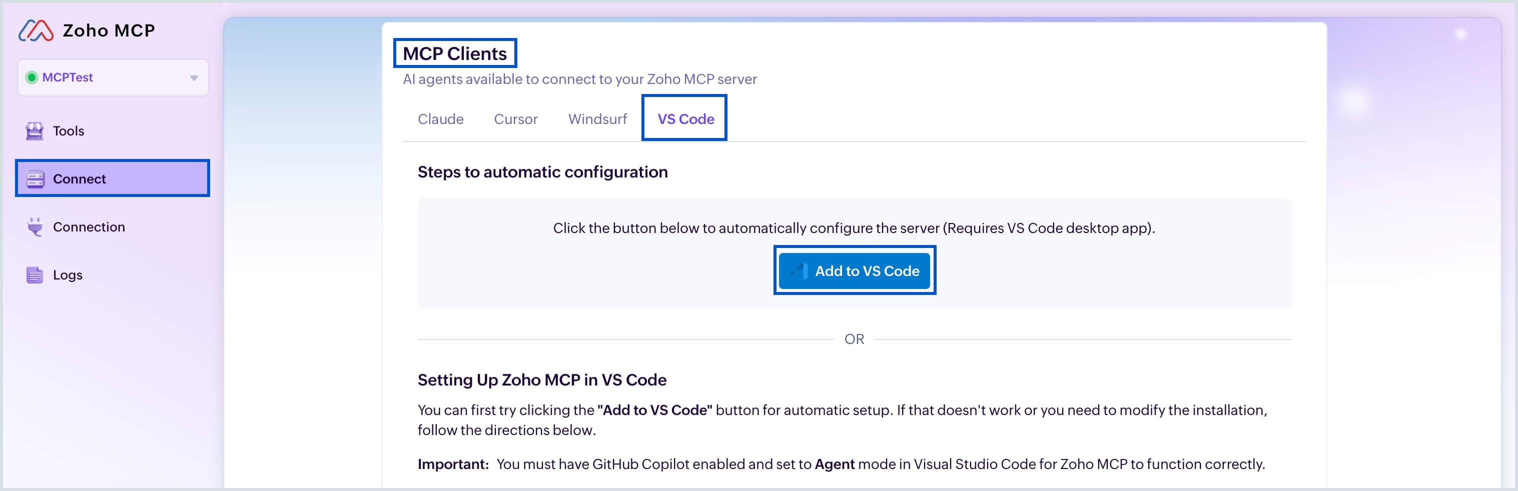 Add to VS Code
