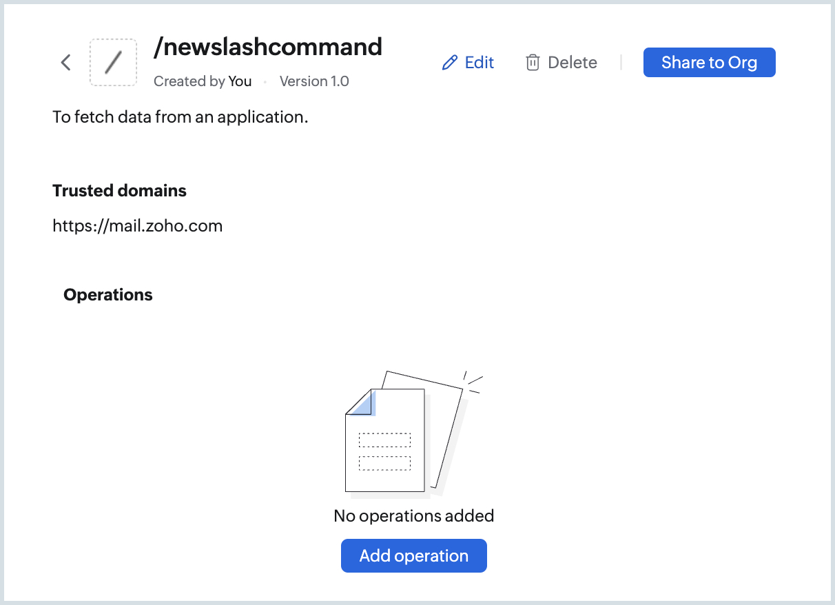 Add operation Add operation