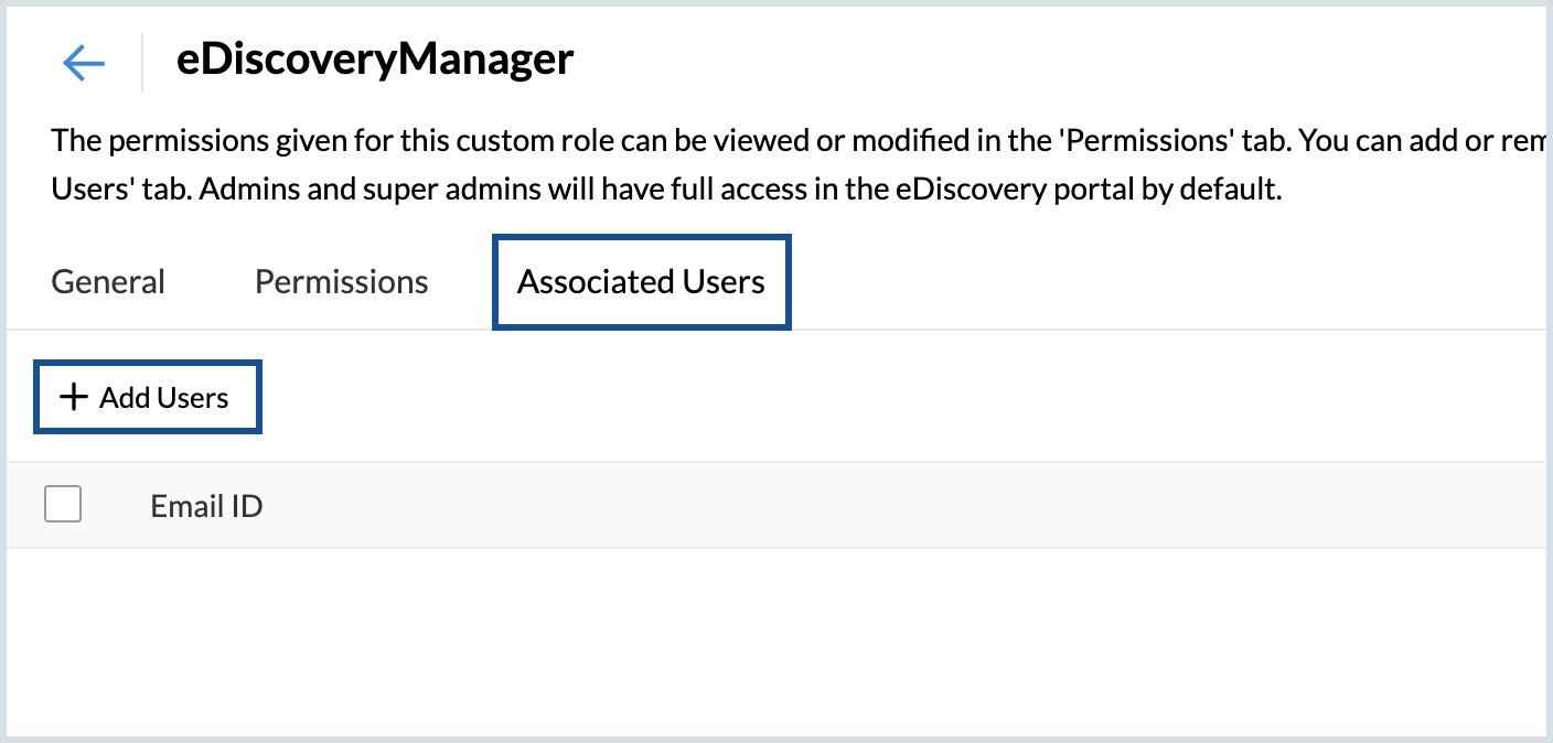 associate users for role