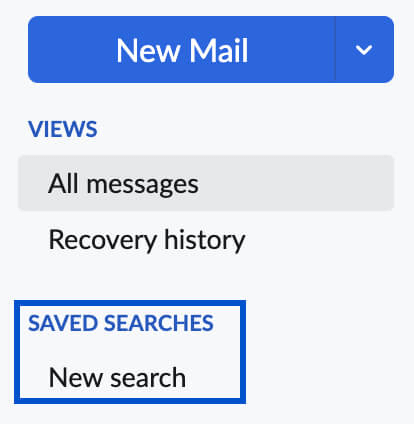 saved searches