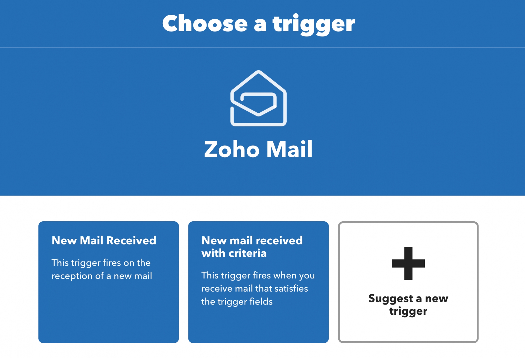 choose trigger