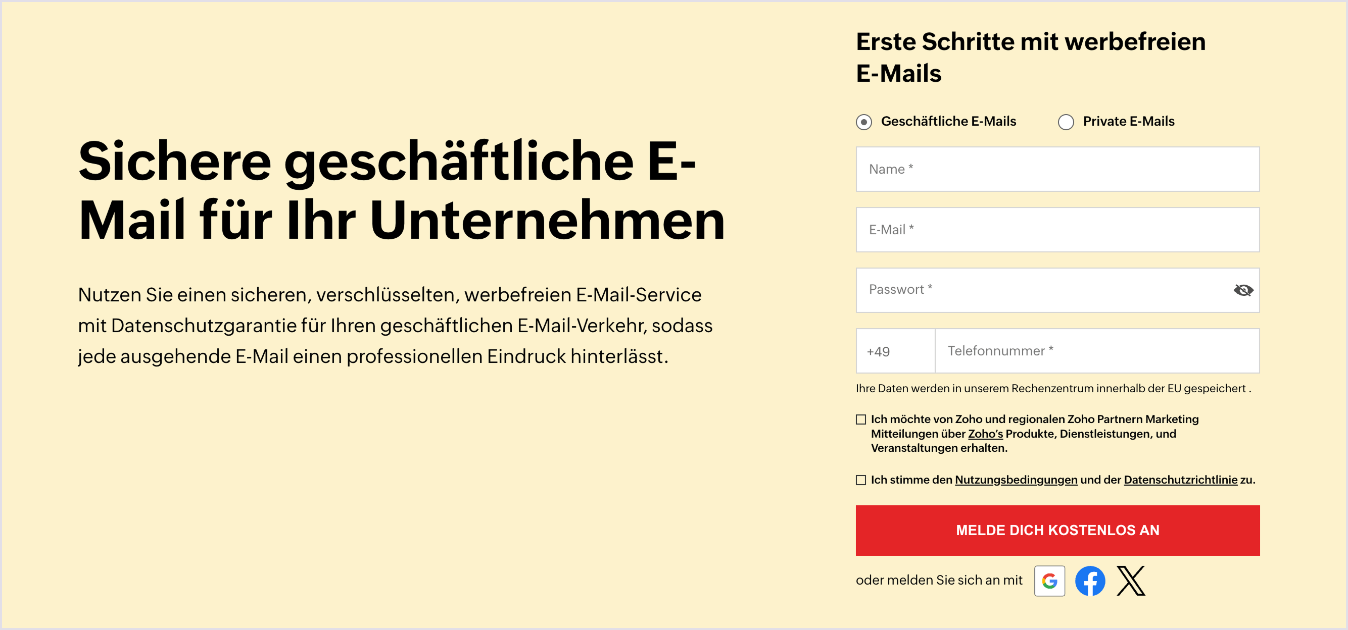Anmeldeinformationen