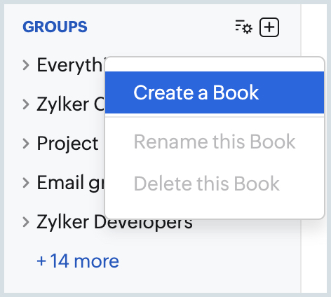 Create group Create group