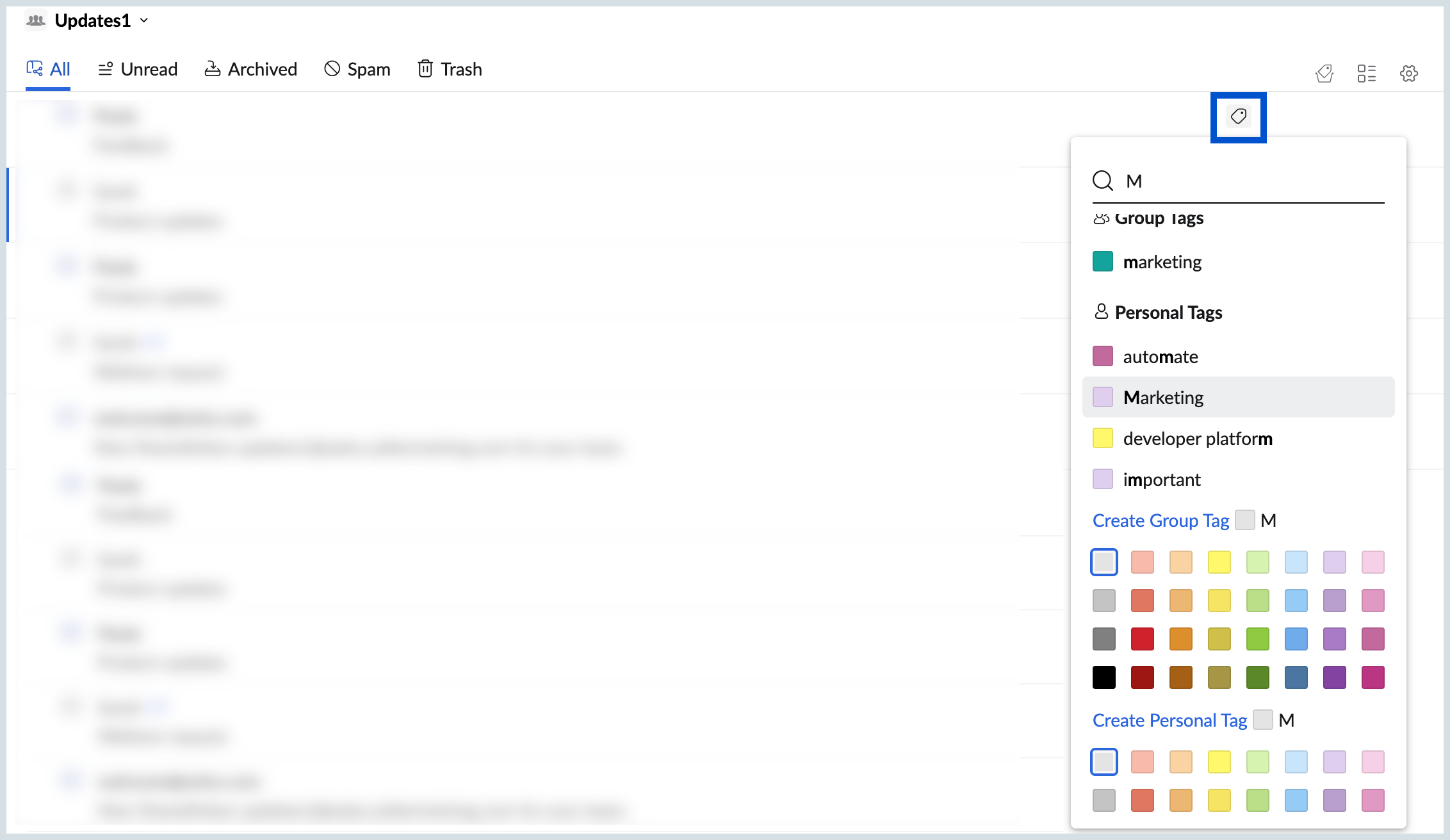Create Group Tag